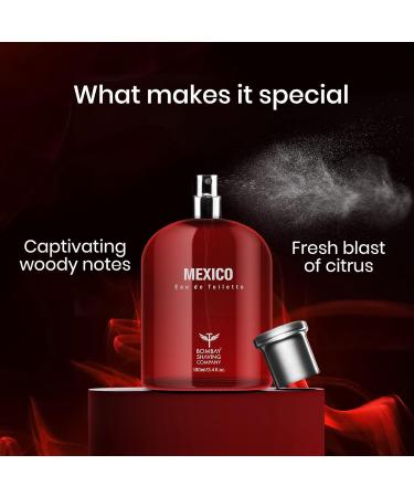 Bombay.Shaving.Company Perfum For Unisex| Mexico Premium Fragrances For Men 100ml | long lasting perfume |Pack of 1 - Buy Online on GoSupps.com