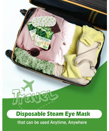 Heated Eye Mask for Fast Dry Eye Relief - 16 Pack Self-Heating Eye Masks - Travel Ready Eye Treatment - Green Tea Scent - Buy Online on GoSupps.com