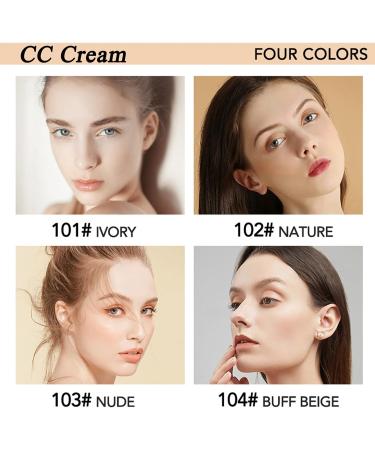 NUDE103# Mushroom Head Air Cushion CC Cream Foundation - Full Coverage, Moisturizing, and Brightening BB Cream - Buy Online on GoSupps.com