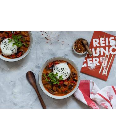 REISHUNGER Red Thai Curry Paste 500g - Authentic Vegan Gluten-Free & Additive-Free Thai Recipe for International Shipping - Buy Online on GoSupps.com