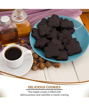 Turkey Hill Sugarbush 100% Pure Canadian Premium Maple Syrup Chocolate Cream Filled Cookies- All-Natural Maple Leaf Shape Delicious Cookies (2 Pack Chocolate Cookies) Chocolate Cookies 400 g (2 Pack) - Buy Online on GoSupps.com