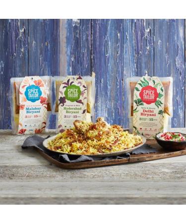 The Spice Tailor Biryani Kits Malabar Biryani in 15 Minutes with 3 Easy Steps 360g Package Pack of 5 - Buy Online on GoSupps.com