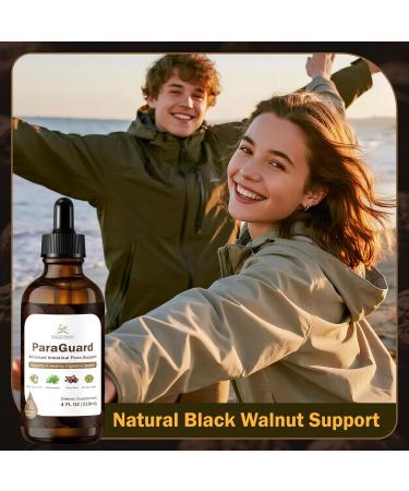 Cleanse Liquid 4 oz - Organic Gut Health Intestinal Supplement - Formula with Black Walnut Wormwood Clove Pumpkin Seed & More - Natural Herbal Intestine Humans Body Gut Cleanser - Buy Online on GoSupps.com