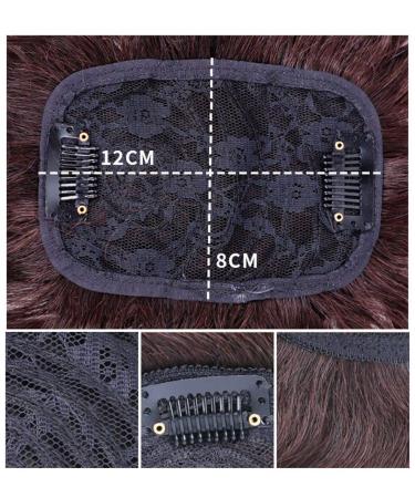 Natural Looking Curly Hair Clipping Apex Toupee - Human Hair Wig with Ponytail for Thin Hair - Buy Online on GoSupps.com