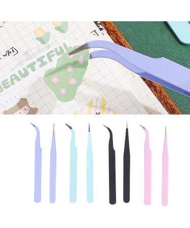 High Carbon Steel Precision Tweezers Set for Eyebrows - Durable & Ideal for International Shipping - Buy Online on GoSupps.com