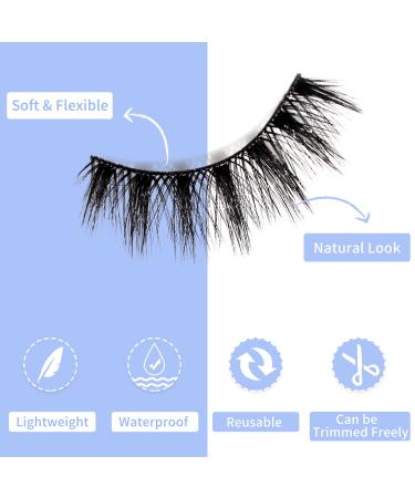 OTET Magnetic Eyelashes Kit - Lightweight Natural Look, Magnetic Eyeliner & Lashes Set with Tweezers - Easy to Wear - Buy Online on GoSupps.com