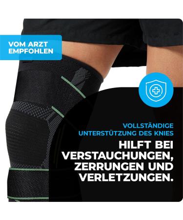 Vitto Kniebandage XL - Knee Support for Pain Relief Arthritis Meniscus & Sports - Adjustable for Men & Women - Buy Online on GoSupps.com
