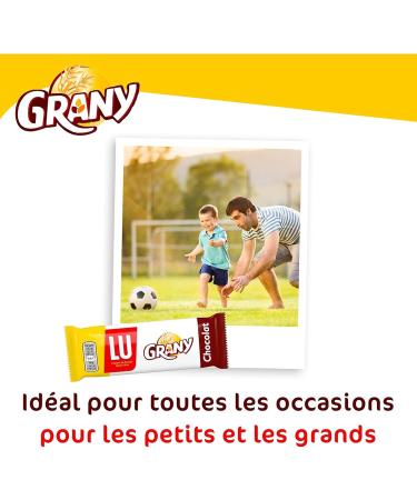 LU - Grany - Barre 5 C r ales au Chocolat - Lot Barres en Sachets Individuels - Format de Poche Pratique - Sans Colorant ni Conservateur - Fabriqu en France - Carton de 120 Barres de 21 g Chocolat 120 unit s - Buy Online on GoSupps.com