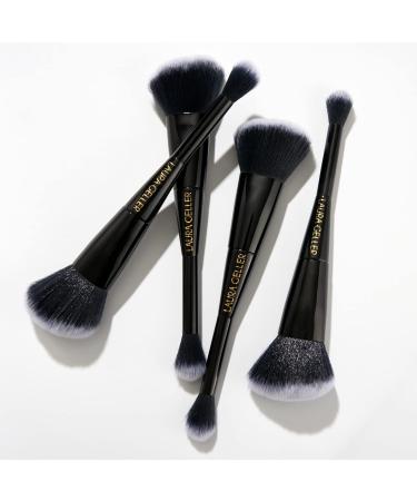 LAURA GELLER NEW YORK Blush-n-Bronze Marbleized 2-in-1 Bronzer Blush Rose Bronze - Dual-Ended Brush Set - Buy Online on GoSupps.com