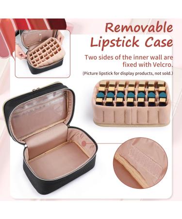 Portable Lipstick & Lip Gloss Organizer Case - Large Capacity Makeup Bag for Artists - Buy Online on GoSupps.com