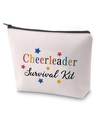 Bauna Cheer coach make-up bag with zipper cheerlead gift cheerleading survival set cheerlead cosmetics gift cheerleader-team gift cheerleader survival kit - Buy Online on GoSupps.com