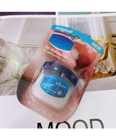 Verdant Touch Small Lip Balm Lip Balm Moisturizing Lip Protector Original Taste Crack-Proof Nourishing Long-Lasting Hydration 5g