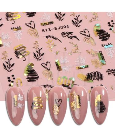 TMXAOK 18 Sheet Graffiti Nail Sticker Foil Decals 3D Abstract Nail Decals Self-Adhesive Lady Face Nail Design Manicure Tips Decoration Nail Art Supplies Nail DIY Decor for Women Girls - Buy Online on GoSupps.com