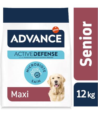 Advance Vitality Senior Maxi - Croquettes for Senior Dogs (+6 Years) of Large Breed with Chicken - 12kg - Buy Online on GoSupps.com