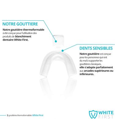 White First Teeth Whitening Kit - Teeth whitening kit with 20ml of fresh mint scented whitening gel - Buy Online on GoSupps.com