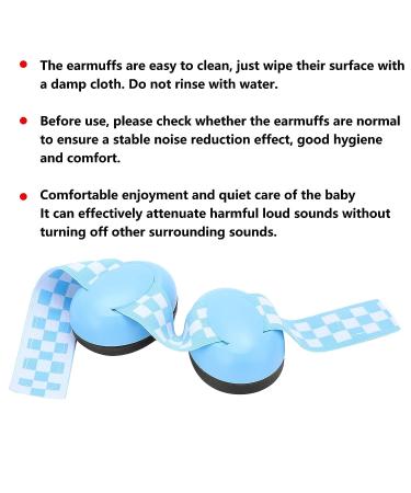 Baby Ear Protection - Comfortable Infant Ear Muffs in Blue | Adjustable Elastic Headband | Prevent Hearing Damage and Improve Sleep - Buy Online on GoSupps.com