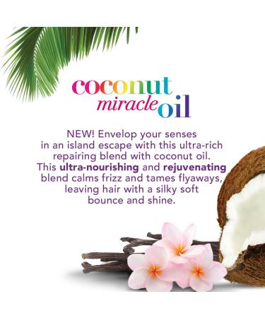 OGX Extra Creamy Coconut Miracle Oil Lotion - Ultra Moisture for All Skin Types (19.5 oz) | International Shipping Available - Buy Online on GoSupps.com