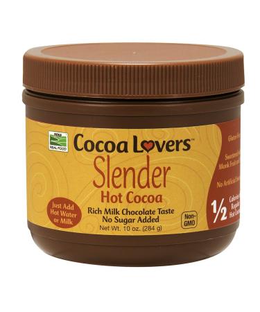 Now Foods Real Food Cocoa Lovers Organic Slender Hot Cocoa 10 oz (284 g)