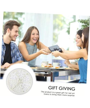 minkissy 3 Boxes Nail Decorations Exquisite Manicure Ornaments Rhinestone Jewelry Diamond Decorations Rhinestone Trim Nail Jewels Pearl Diy Manicure Charms Abs 3d Bulk Accessories White - Buy Online on GoSupps.com