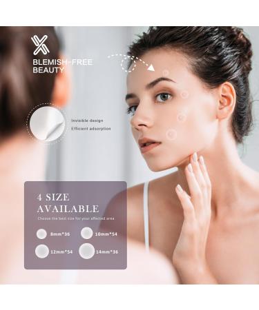 Buy XVXV Pimple Patches - Hydrocolloid Acne Stickers with Tea Tree & Salicylic Acid | Invisible Blemish Control | 180 Count in 4 Sizes - Buy Online on GoSupps.com