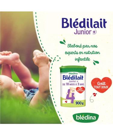 Bl dina - Bl dilait Junior 4th age - Milk powder for babies - From 18 to 36 months - Pack of 3 x 900g - Buy Online on GoSupps.com