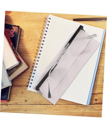 FOMIYES 100pcs Glasses & Screen Cleaning Cloth - Premium 14x14cm Microfiber Lens Cloth for Eyeglasses Phones & Electronics - Grey - Buy Online on GoSupps.com