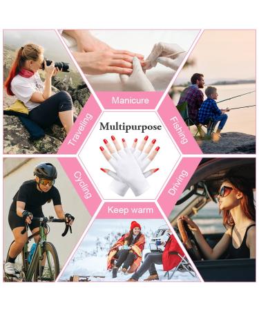 ACWOO UV Gloves for Gel Nails 1 Pair UV Protection Gloves for Manicures Anti UV Gloves for Nail Lamp Manicures Dryer Nail Skin Care Fingerless UV Protection Gloves Protect Hands from UV Harm 1 Pair White - Buy Online on GoSupps.com