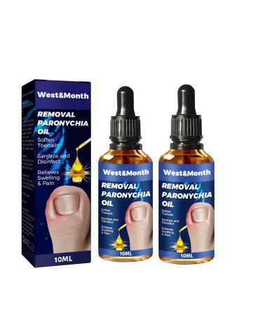 Toenailcare Removal Paronychia Oil,Ingrown Toenail Treatment,Nail Renewal Liquid,Toe and Fingernail Repair for Damaged Discolored Thick Nails (2 Pcs)
