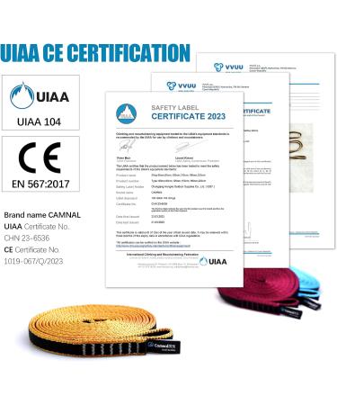 CAMNAL Climbing Sling 22KN CE Certified Nylon Sling 3 Pack Purple 32in/80cm - Buy Online on GoSupps.com