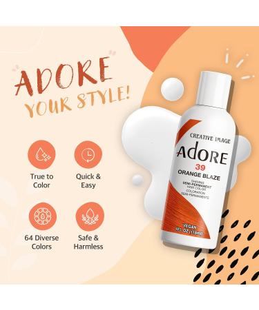 Adore Shining Semi Permanent Hair Colour 46 Spiced Amber 118ml - Long-Lasting Hair Dye - Buy Online on GoSupps.com