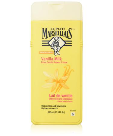 Le Petit Marseillais Extra Gentle Shower Creme Vanilla Milk 650 Ml 21.9 Fluid Ounce