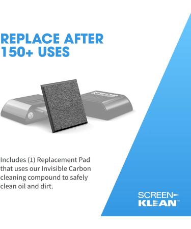 SmartKlean Replacement Pads for iPad Android & Amazon Tablets - Carbon Microfiber Screen Cleaner (2 Count) - International Shipping Available - Buy Online on GoSupps.com