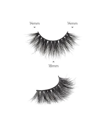 i-ENVY Luxury Mink Collection 100% Real Mink False Lashes - Glamorous 3D Multi-Curl Angle - (1 Pack, 6 Lashes) - Buy Online on GoSupps.com