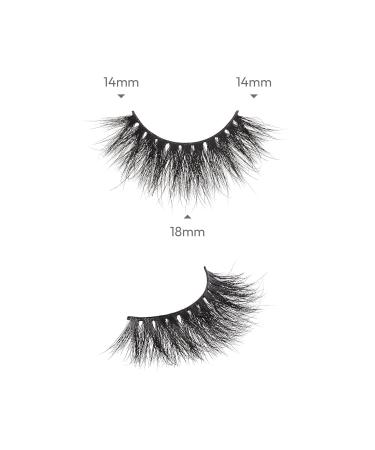 i-ENVY Luxury Mink Collection False Eyelashes - 100% Real Mink, Maximum Fluffiness, 3D Multi-Curl Angle (2 Pack) - Buy Online on GoSupps.com