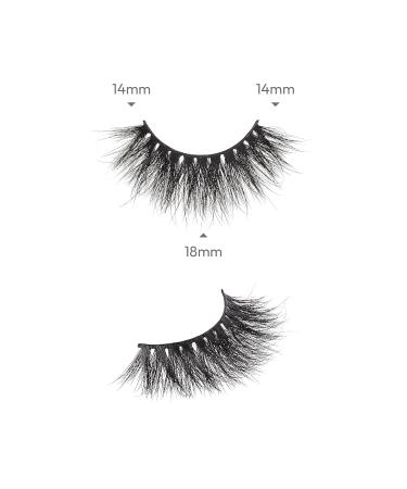 i-ENVY Luxury Mink Collection False Eyelashes - 100% Real Mink 3D Multi-Curl Maximum Fluffiness (3 Pack) - Glamorous Eye Look - Buy Online on GoSupps.com
