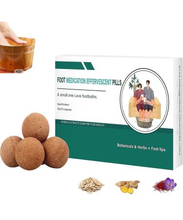 2023 New Foot Medication EfferVescent Pills - Essential Oil Footbath EfferVescent Tablets Footbath EfferVescent Tablet Foot Bath Soak Relax Massage (3Box)