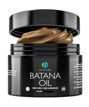 Premium Raw Batana Oil Pure & Unrefined - Advanced Hair Regrowth & Scalp Therapy Device - Supports Fuller Healthier Hair & Skin - For Men & Women 2 OZ