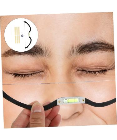FOMIYES 2pcs Bow Eyebrow Ruler Eyebrow Positioning Ruler Measuring Tool Stainless Steel Eyebrow Trimming - Buy Online on GoSupps.com