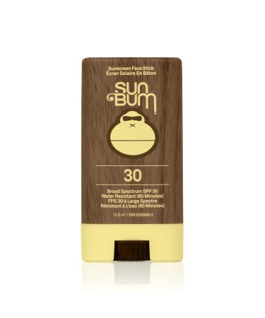 Sun Bum Premium Sunscreen Face Stick SPF 30 Broad Spectrum UVA/UVB Protection Paraben Free Gluten Free Oil Free 13 g (Pack of 1)