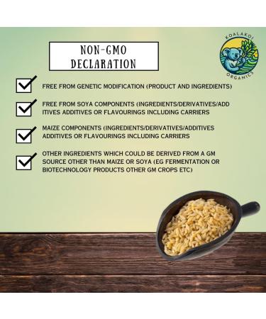 ORGANIC Certified Orzo Pasta (2kg) Premium non-GMO 100% Natural no Additives or Preservatives Package may vary - Free UK delivery by Koalakoi (2 Kilograms) 2 Kilograms - Buy Online on GoSupps.com
