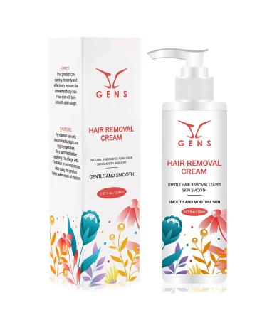 Hair Removal Cream Painless for Women and Men Suitable for Body Skin and Private Parts JC Gens Soothing Depilatory