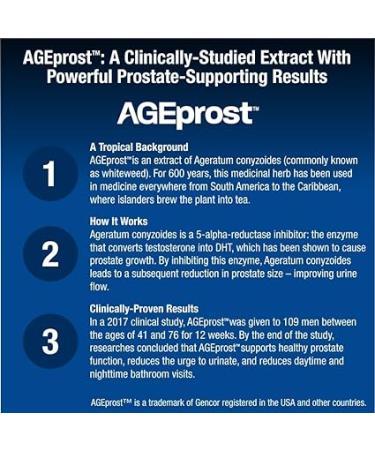 ProstaThrive - Experience Restful Nights Boosted Energy in The Morning Healthy Bathroom Habits and a Robust Urine Stream - Revitalize Your Prostate Health - 90 Capsules - 1Pack - Buy Online on GoSupps.com