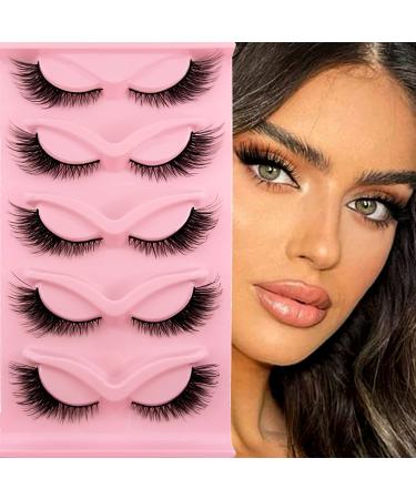 3d false eyelashes cat eye cat-eye natural artificial eyelash extensions set fox eye artificial eyelashes of course look 5 pairs reusable handmade light faux mink eyelashes (2-1) HR-FOX-2-1