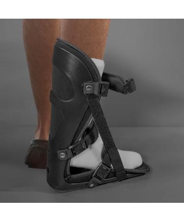 Kids Adjustable Night Splint - Pediatric Plantar Fasciitis & Foot Pain Relief Boot | Black X-Small - Buy Online on GoSupps.com