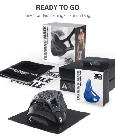 Phantom Athletics Training Mask - Enhance Endurance & Performance in Sports | Blue L - International Shipping Available - Buy Online on GoSupps.com