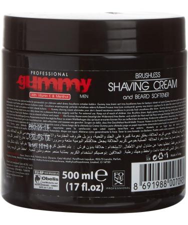 Gummy Brushless Shaving Cream 500ml Menthol - Buy Online on GoSupps.com