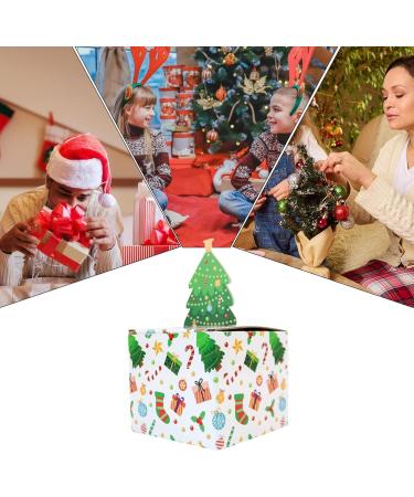 Christmas Cash Pull Box Paper Holiday Currency Holder Box | with 30 Bags Candy Box Holiday Cash Pull Package Box for Loved Person White - Buy Online on GoSupps.com