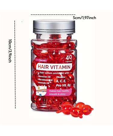 Revitalize Your Hair with Hair Vitamin Serum Capsules | Repair Damaged Hair & Nourish Dry Hair | International Shipping Available - Buy Online on GoSupps.com