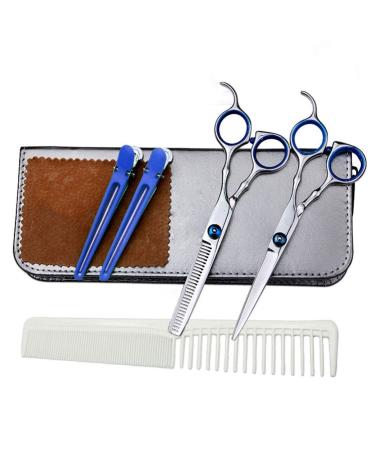 Professional Sharp Blades Hair Trimmer Barber Hair Cutting Thinning Scissors Shears Hairdressing Set 6 inch