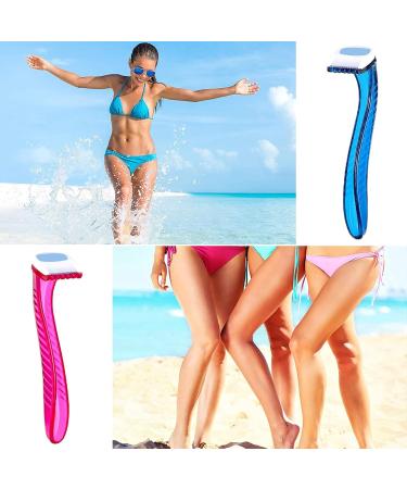 Durable Women's Razor Bikini Trimmer - Travel-Friendly Pubes Hair Removal Tool | Hot Pink T-Type Beauty Razor (1 Pack) - Buy Online on GoSupps.com